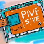 DALL-E Generated: installing a SSD PCIe NVMe drive on an Orange Pi 5 Plus