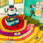 DALL-E Generated Image: How to Take your Dreamebot Robot Vacuum upstairs and record a new map.png